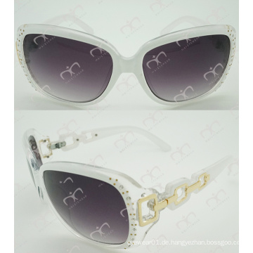 Art und Weise heißer Verkauf mit irgendeiner netten Dekoration für Damen-Sonnenbrille (WSP412156)